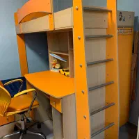 تخت دو طبقه برند بالسا در حد نو|تخت و سرویس خواب|تهران, ازگل|دیوار