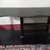 میزتلویزیون شیشه ای سالم