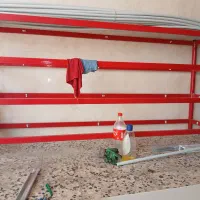 ویترین مغازه بدون شیشه