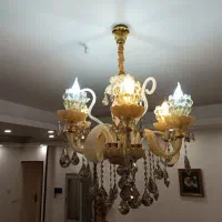 لوستر سرامیکی درحد نو|لوستر و چراغ آویز|تهران, مینای شمالی (مخبر)|دیوار