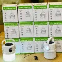 چراغ کمپینگ شارژی سولار،دارای پنل خورشیدی