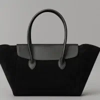 کیف مشکی چرم اشبالت طبیعی