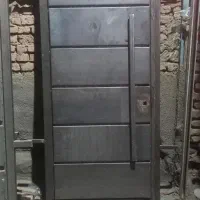 درب سنگین آهن آهنی حیاط حیاطی خانه|مصالح و تجهیزات ساختمان|تربت جام, جامرود|دیوار