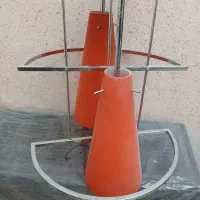 لوستردوشاخه بدنه فلزوشیشه