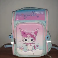 کیف مدرسه دخترانه کرومی جادار  مدل صندوقی