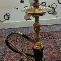 قلیان حاج اوغلی برنجی کامل با کیف