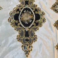 سه مدل رانر تماما سنگ دوزی و ملیله دوزی|پرده، رانر، رومیزی|پاکدشت, پاکدشت (مامازند)|دیوار