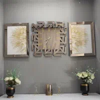 ساعت دیواری آینه ای لوکس هایکو گرد|ساعت دیواری و تزئینی|شیراز, شریفآباد|دیوار