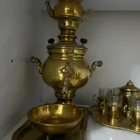 سماور برنجی ۳لیتری سه مهر برند حسن زاده