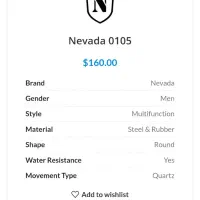 ساعت اورجینال nevada|ساعت|کرمانشاه, |دیوار
