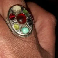 انگشتر نقره هفت نگین|جواهرات|مشهد, آیت الله کاشانی|دیوار