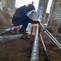 تاسیسات گاز اب سرد و گرم فاضلاب و پکیج و برق
