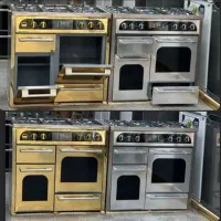 گاز طرح 2 کشو 2 درب صفحه استیل Techno