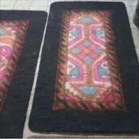 نمد دستباف با پشم طبیعی گوسفند|گلیم، جاجیم، گبه|کازرون, |دیوار