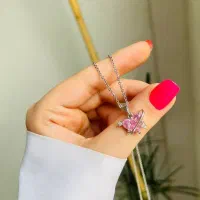 گردنبند قلب جواهری