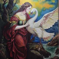 تابلوی رنگ روغن ۵۰ در ۷۰