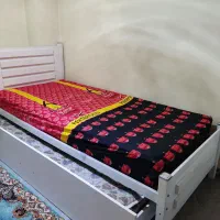 دو تخت خواب کم جا کشو تخت|تخت و سرویس خواب|قدس, شهر‌قدس|دیوار