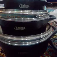 یک دست قابلمه استفاده نشده بدون جعب|ظروف پخت‌وپز|رشت, منظریه|دیوار