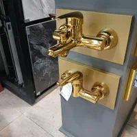 سورنا طلایی توالت روشویی حمام سینک