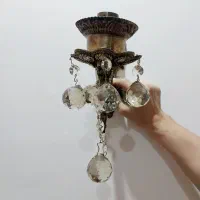 دو عدد دیوارکوب برنز بسیار تمیز و قدیمی