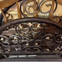 تخت چوبی و فر فورژه