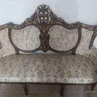 مبل سلطنتی ۹نفره (چوب روس پارچه ترک)|مبلمان خانگی و میز عسلی|تهران, گمرک|دیوار