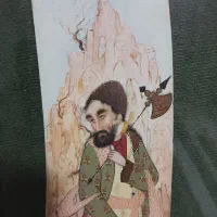 نقاشی قدیمی روی عاج