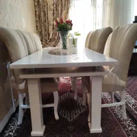 میز غذاخوری ۸ نفره چوبی