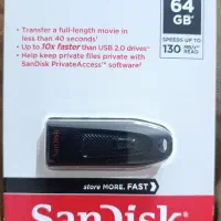 فلش 64گیگ usb3 سان دیسک