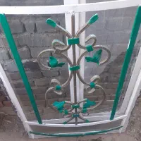 دوعددپنجره آهن سنگین|مصالح و تجهیزات ساختمان|سیلوانه, |دیوار