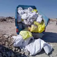حمل نخاله و توزیع مصالح با نیسان اطاق بزرگ