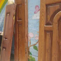 درب چوبی دو لنگه