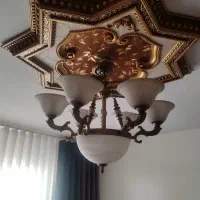 لوستر  ۶ شاخه برنز