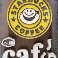 تابلو لایت باکس کافه