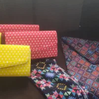 کیف مجلسی و شال بافت گردنی