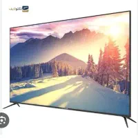 تلویزیون 55 اینچ هاردستون و میز زیرش