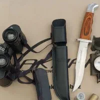 قطب نما آمریکای COMPASS و چاقو ام ۳|کوهنوردی و کمپینگ|تبریز, |دیوار