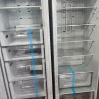 یخچال دوقلو بُست رنگ سفید چرمی|یخچال و فریزر|قرچک, شهرک الحدید|دیوار