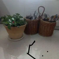 بافت سبد اول سفارش،بعد بافت و تحویل|ظروف نگهدارنده، پلاستیکی، یکبارمصرف|بیرجند, |دیوار