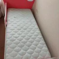 تخت کودک با تشک|تخت و سرویس خواب|چمستان, |دیوار