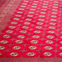 فرش دست بافت ترکمنی پشمی نو.عالی12متری.یک جفت.سالم|فرش|بجنورد, |دیوار