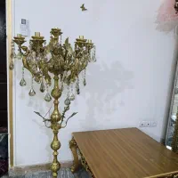 آباژور کنار سالنی برنزی برقی