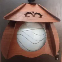 لوستر چوبی