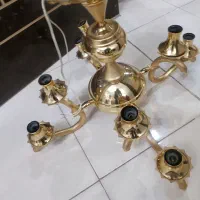 لوستر 8شعله طلایی