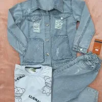 ست سه تیکه لی و کتان اسپرت