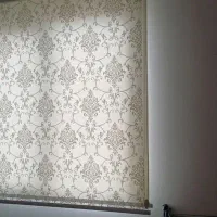 پرده زبرا سفید