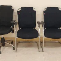 ۴ عدد صندلی اداری نیلپر مدل OCC712P مشکی