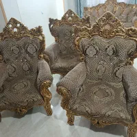 مبل سلطنتی ۹نفره|مبلمان خانگی و میز عسلی|قدس, شهر‌قدس|دیوار