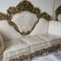 مبل پنجه شیری نو با ناهار خوری و کنسول وبوفه