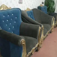 مبل نو تمیز چوپ گردو|مبلمان خانگی و میز عسلی|کنگاور, |دیوار